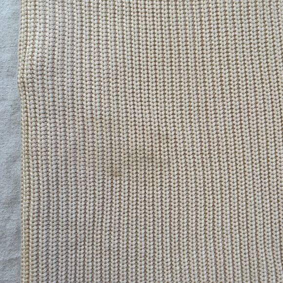 Ushatava Cream Knit Oversized Vest Unisex - Picture 6 of 10